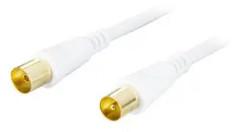 Antennkabel Vit 10m