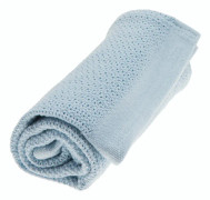Vinter & Bloom - Filt Soft Grid Eko Gallerfilt (Blå)