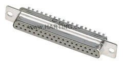 HARTING 09672374715 D-Sub honkontakt 180 ° Antal poler: 37 Lödhona 1 st