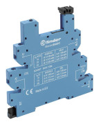 Finder 93.61.7.024 Reläsockel med fästbygel, med LED, med EMC-reduceringskrets Passar till följande serie: Finder Serie