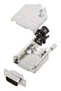  encitech DTZK09-DMP-K D-Sub stiftlist set 180 ° Antal poler: 9 Lödhona 1 set