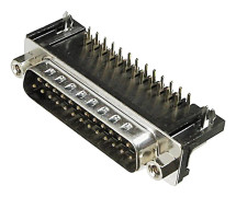TRU COMPONENTS TC-A-DS 25 A/KG-T1-203 1586455 D-Sub stiftlist Antal poler: 25 Lödning 1 st