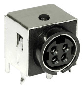 Kycon DC 4pol PCB KPJX-4S-S Laddadapter