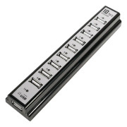 LogiLink UA0096 12 + 4 Port USB 2.0-Hub Svart