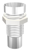 Signal Construct SMZ1089 LED-sockel Metall Passar till LED 5 mm Skruvfäste