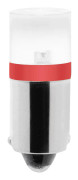 Barthelme 70113911 LED-signallampa röd BA9s 230 V/DC, 230 V/AC