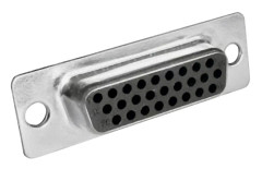 MH Connectors MHHDS15-F-T-B-S 2101-0300-11 D-Sub honkontakt 180 ° Antal poler: 15 Lödning 1 st