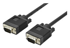  Digitus VGA Anslutningskabel [1x D-SUB hane 15-pol - 1x D-SUB hane 15-pol] 1.80 m Svart