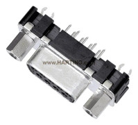 Harting 09 66 451 6512-1 D-Sub honkontakt 180 ° Antal poler: 37 Lödning 1 st