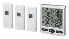 Renkforce Trådlös termo-/hygrometer Silver