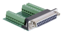 Delock 65317 D-Sub honkontakt 180 ° Antal poler: 25, 27 1 st