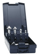 Exact 50215 Konisk försänkarset 5 delar 6.3 mm, 10.4 mm, 16.5 mm, 20.5 mm, 25 mm HSS-E Cylinderskaft 1 set