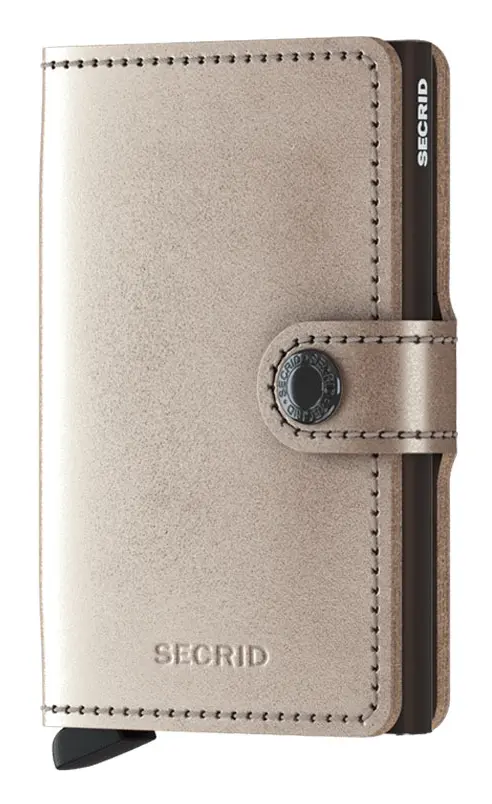 SECRID Miniwallet Metallic Champagne