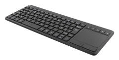 DELTACO Trådlöst mini tgb, Nordisk, touchpad, USB, svart