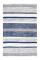 Trasmatta - Nikita (blå) (Storlek: 140 x 200 cm)