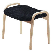 Lamino Bok Fårskinn Black