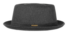 Stetson - Grå porkpie Hatt - Wool Grey Pork Pie @ Hatstore