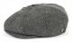 Brixton - Grå flatcap Keps - Brood Grey/Black Snap Cap @ Hatstore