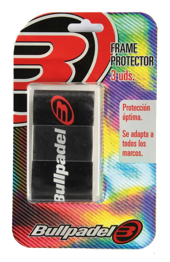 Bullpadel Frame Protector Black 3 pcs.
