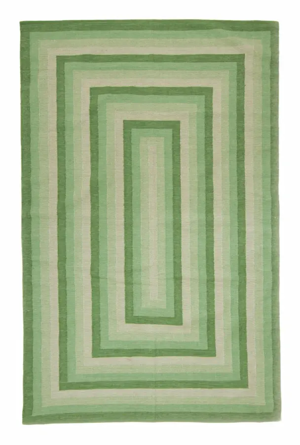 Trasmatta - Chania (grön) (Storlek: 170 x 240 cm)