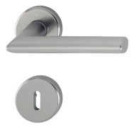 ID Handtag Hoppe Stockholm Aluminium Rostfri nyans F9