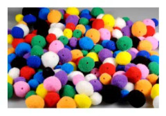  Pom Pombollar med hål 100/FP