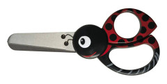 Barnsax med djurmotiv, L: 13 cm, Nyckelpiga, 1st.