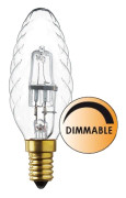  Light Source E14 Halolux Crown Clear 18W