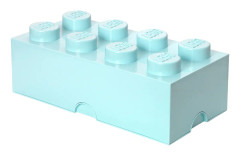 LEGO Förvaringslåda 8 (Ljusturkos)