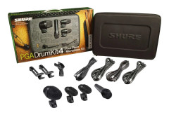  Shure PGADRUMKIT4 Trummikrofonuppsättning, 4 Delar