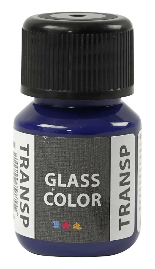  Glasfärg transparent, briljantblå, 35ml
