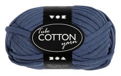  Tubgarn, L: 45 m, mörkblå, 100g