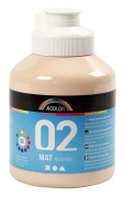A-color Acrylic Paint, 02, Matt, Light Beige, 500 ml, 1 Bottle