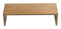  Japanska förhöjd hyllning i ek, 喜起 50x20x8 cm