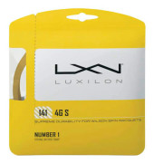  Luxilon 4G S 141 Tennis String Set - Gold, 15 GA (1.40mm)