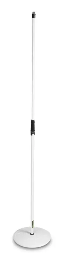 Gravity MS23W Microphone Stand with Round Base, White