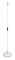  Gravity MS23W Microphone Stand with Round Base, White