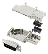 encitech DCMR-FK-15-HDP26-K 6355-0066-02 D-Sub stiftlist set 90 ° Antal poler: 26 Lödhona 1 set
