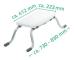 RIDDER Badkarssits/fotpall Eco vit A0042001