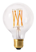  PR Home Elect LED Filament Glob 80mm. E27 280 lm Klar