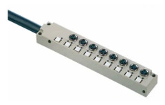 Sensor / ställdon passiv distributör SAI-4-F 3P M8 L 10M Weidmüller Innehåll: 1 st