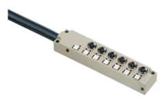 Weidmüller SAI-6-F 3P M8 L 10M 1828690000 Sensor/ställdon passiv M8-fördelare med metallgänga 1 st