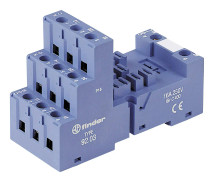Finder 92.03 Reläsockel Serie: Finder Serie 62 Finder 62.31, Finder 62.32, Finder 62.33 (L x B x H) 91.3 x 40 x 60.9 mm