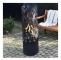 Esschert Design Eldkorg Flames kolstål svart FF408
