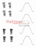Monteringssats, Bak - kia - OE DA 0165200