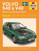 Volvo S40 and V40 (1996 - 2004) Haynes Repair Manual (svenske utgava)