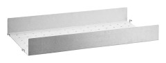 String galvaniserat hyllplan 58×30 cm med hög kant