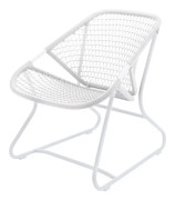 Sixties Armchair Cotton White 01 Karmstol