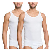 2-Pack Schiesser Essentials Fine Rib Undershirts 3XL