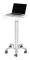 NewStar Mobile Laptop Cart Height 80-105cm (manual) - White - cart